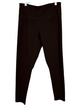 Laundry Shelli Segall Brown Plush Knit Mid Rise Loungewear Leggings Large L
